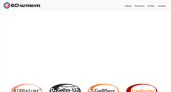 Desktop Screenshot of gcinutrients.com